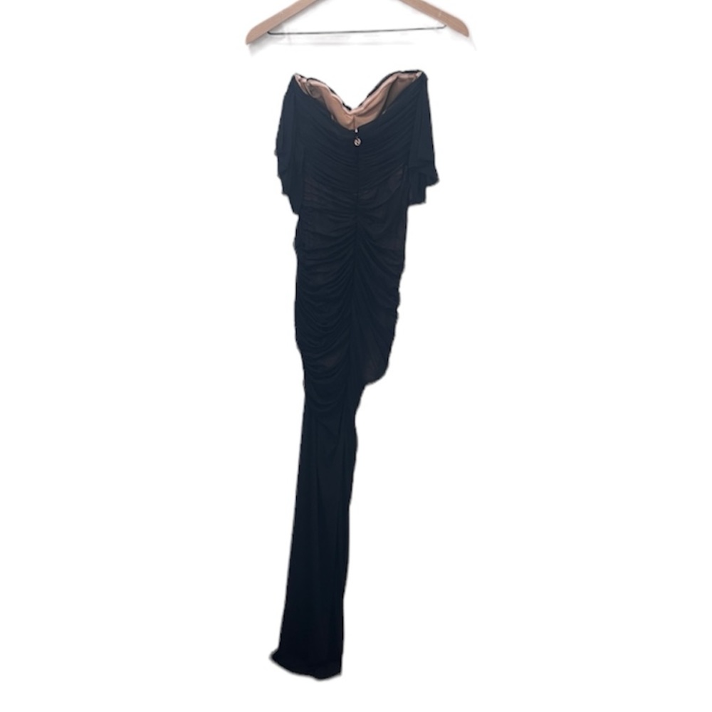 NWT NOOKIE DITA MESH GOWN MAXI DRESS size medium in black - Picture 5 of 13